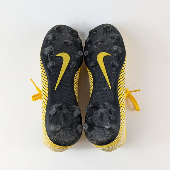 Nike Mens US Size 6.5 Mercurial Vapor XII 12 Club Neymar JR FG Yellow A03129 710 - Picture 8 of 16